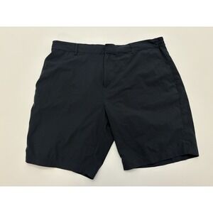 Fair harbor Navy Blue Performance Shorts Drawstrings SZ 38, 9' Inseam